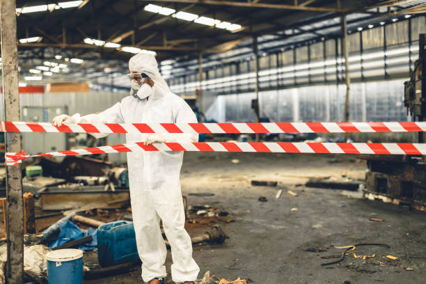 Professional Biohazard technician working in Elgin, OR